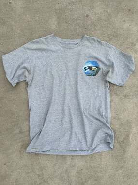 O'Neill Men's Forever Waves Graphic T-Shirt Gray